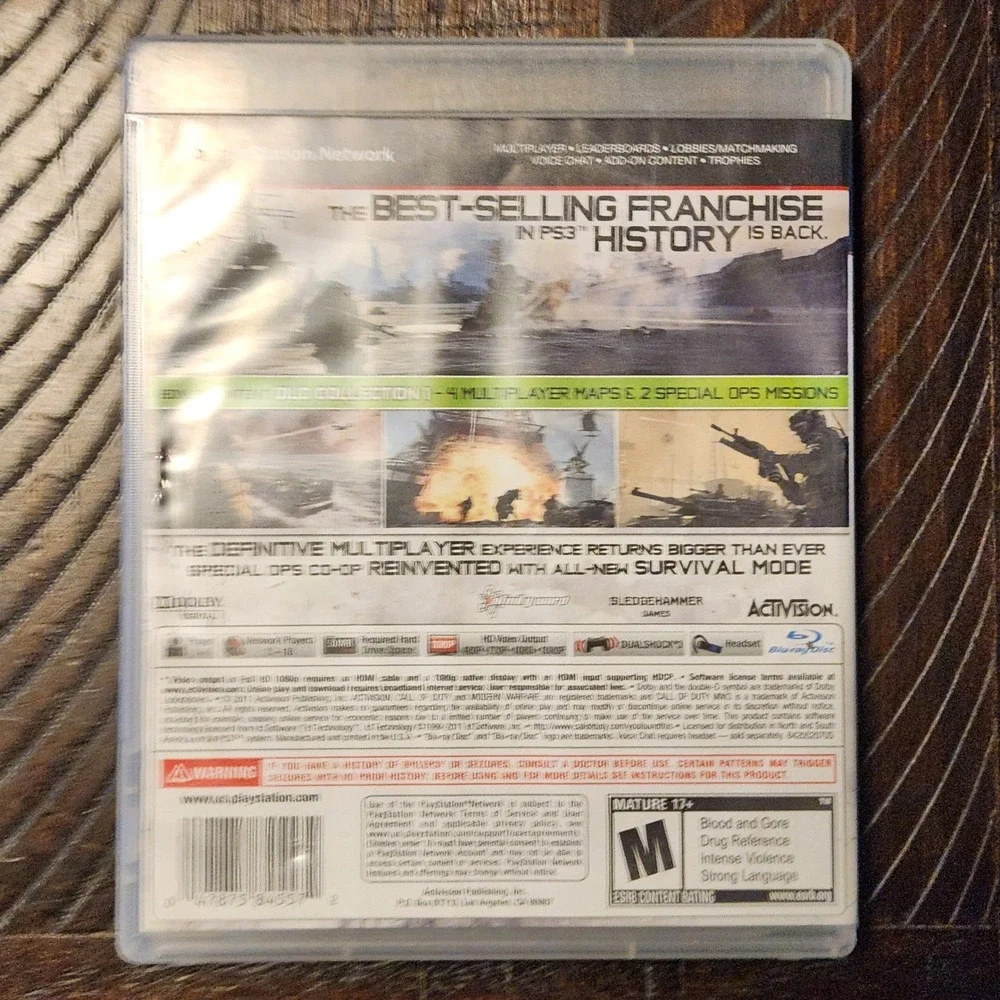 Call of Duty: MW3 -‎ Modern Warfare 3 - PS3 - Playstation 3 - Shooter Game